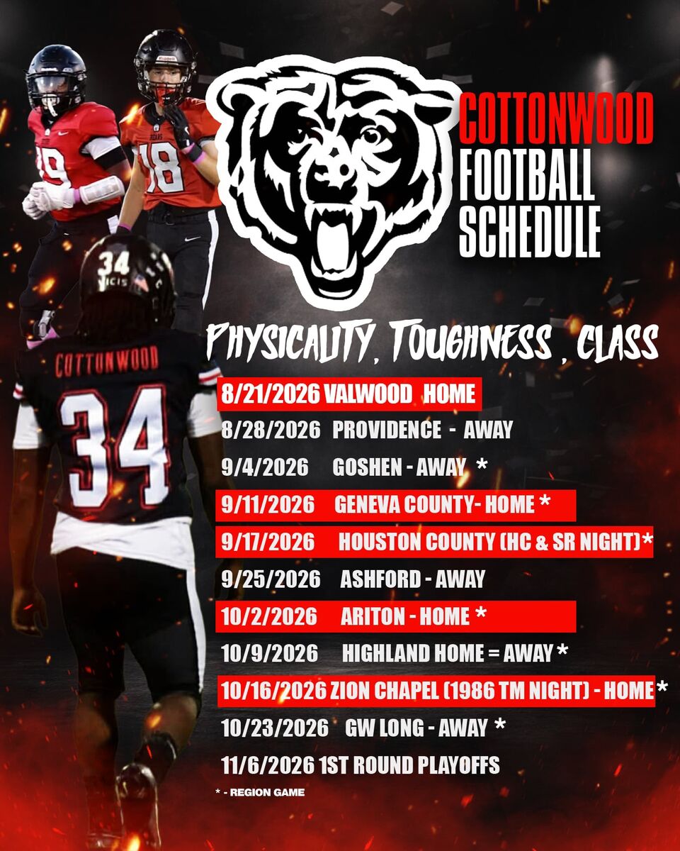 2026 varsity football schedule