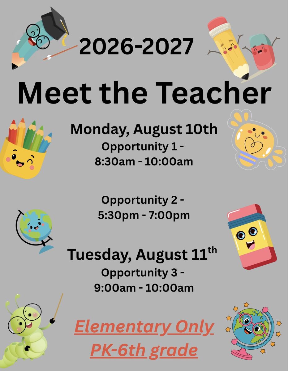 Elementary - Meet the Teacher Opportunities 