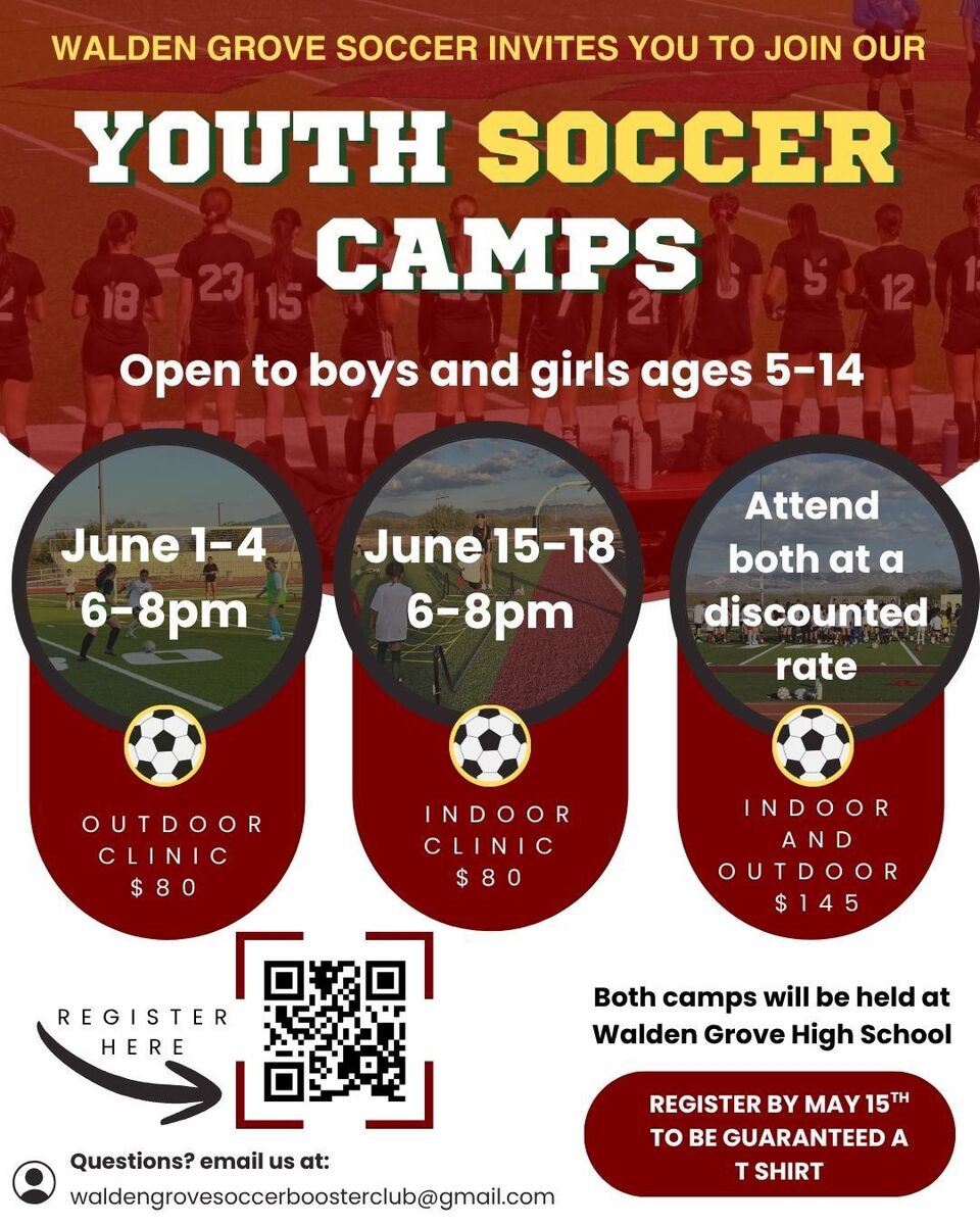 Walden Grove H.S. Youth Soccer Camps