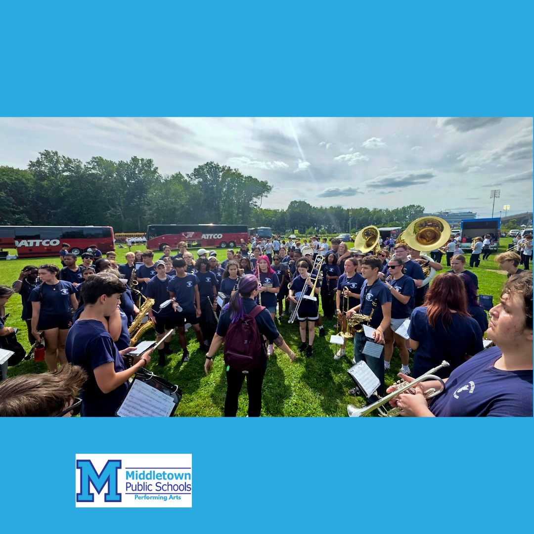 MHS Marching Band at UConn Band Day 