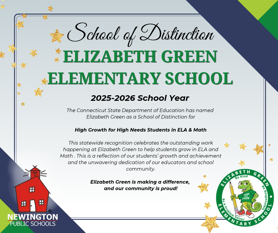 Elizabeth Green School Named A School of Distinction