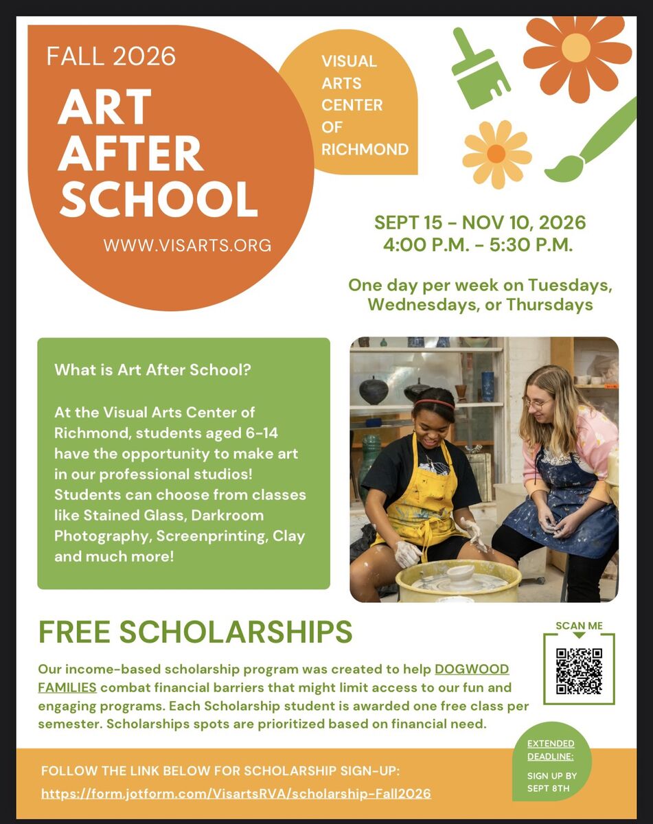 After School classes at Visual Arts Center!!!!