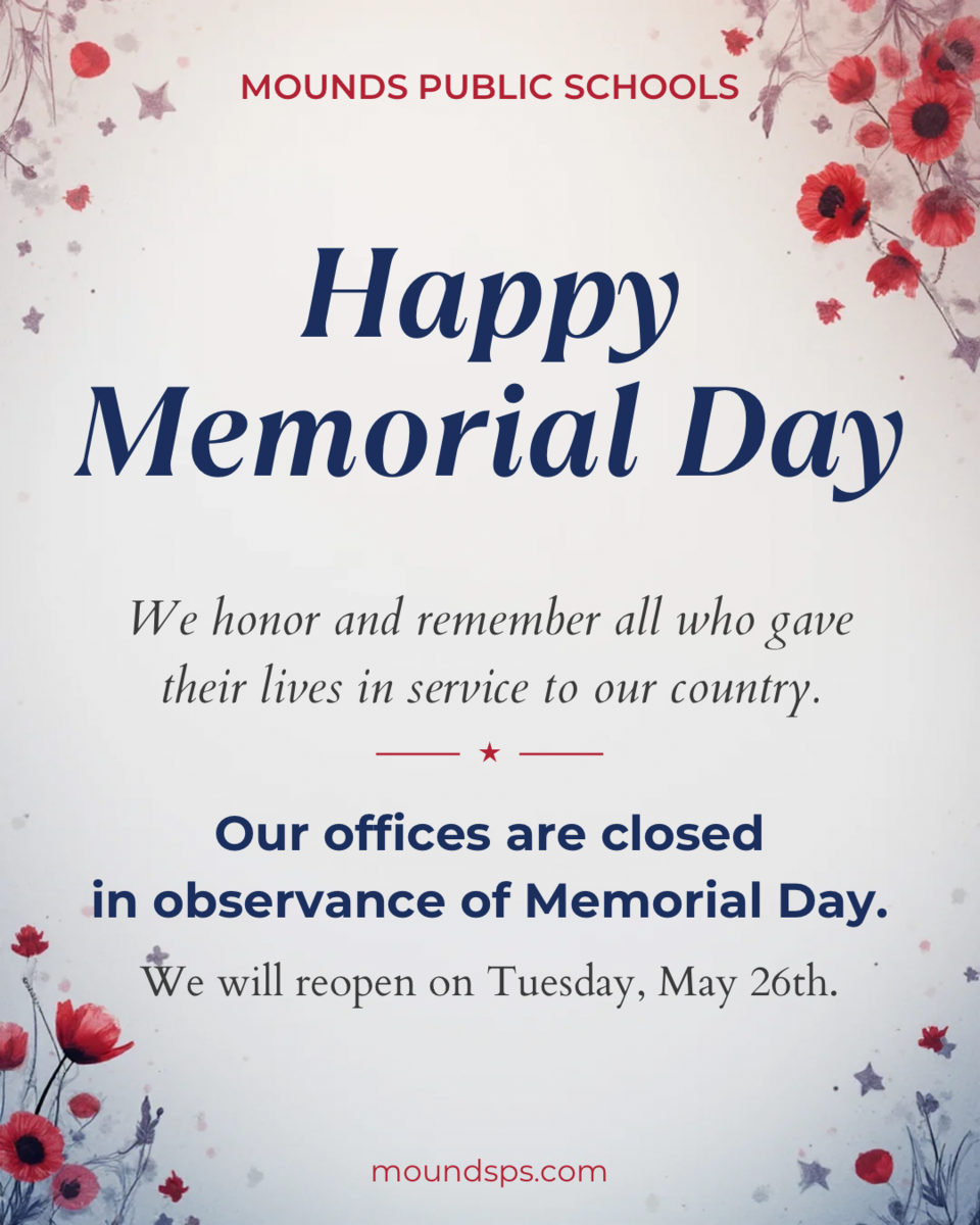 Offices Closed 5/25