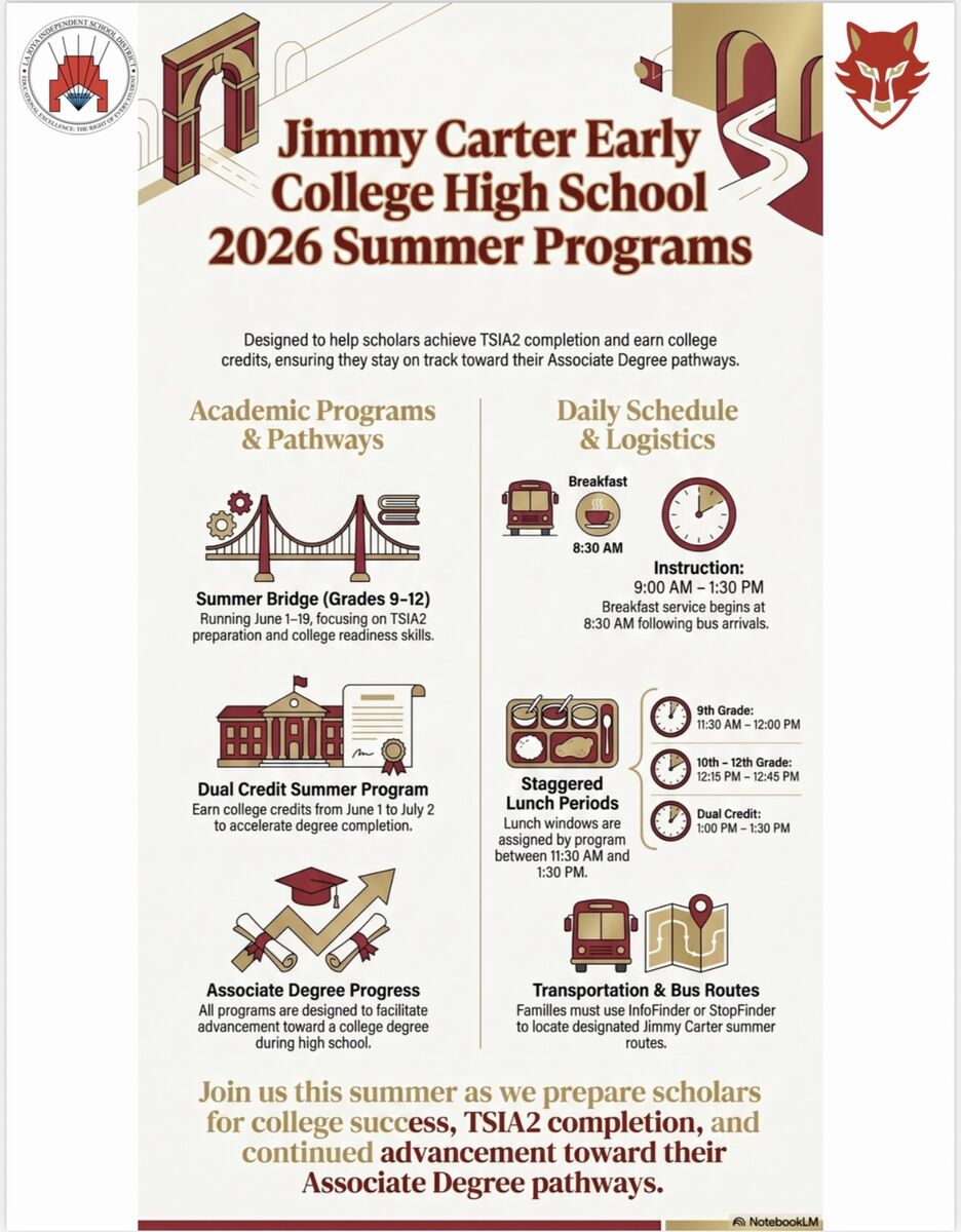 JCECHS Summer Programs 2026 