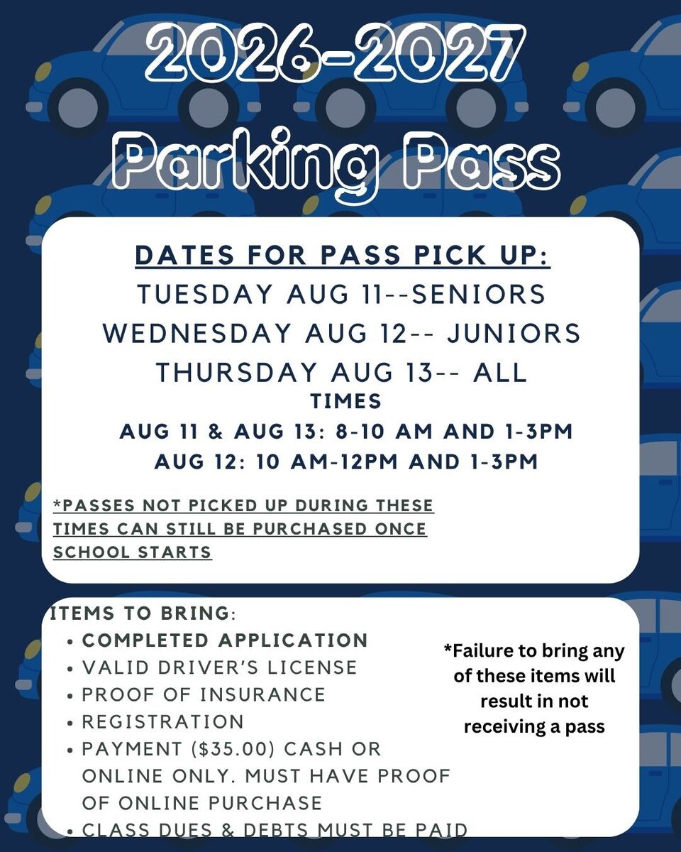 2026-2027 Parking Passes!