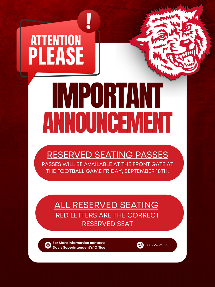 RESERVED SEATING