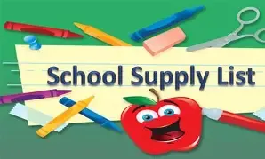 2026 - 2027 SCHOOL SUPPLY LISTS