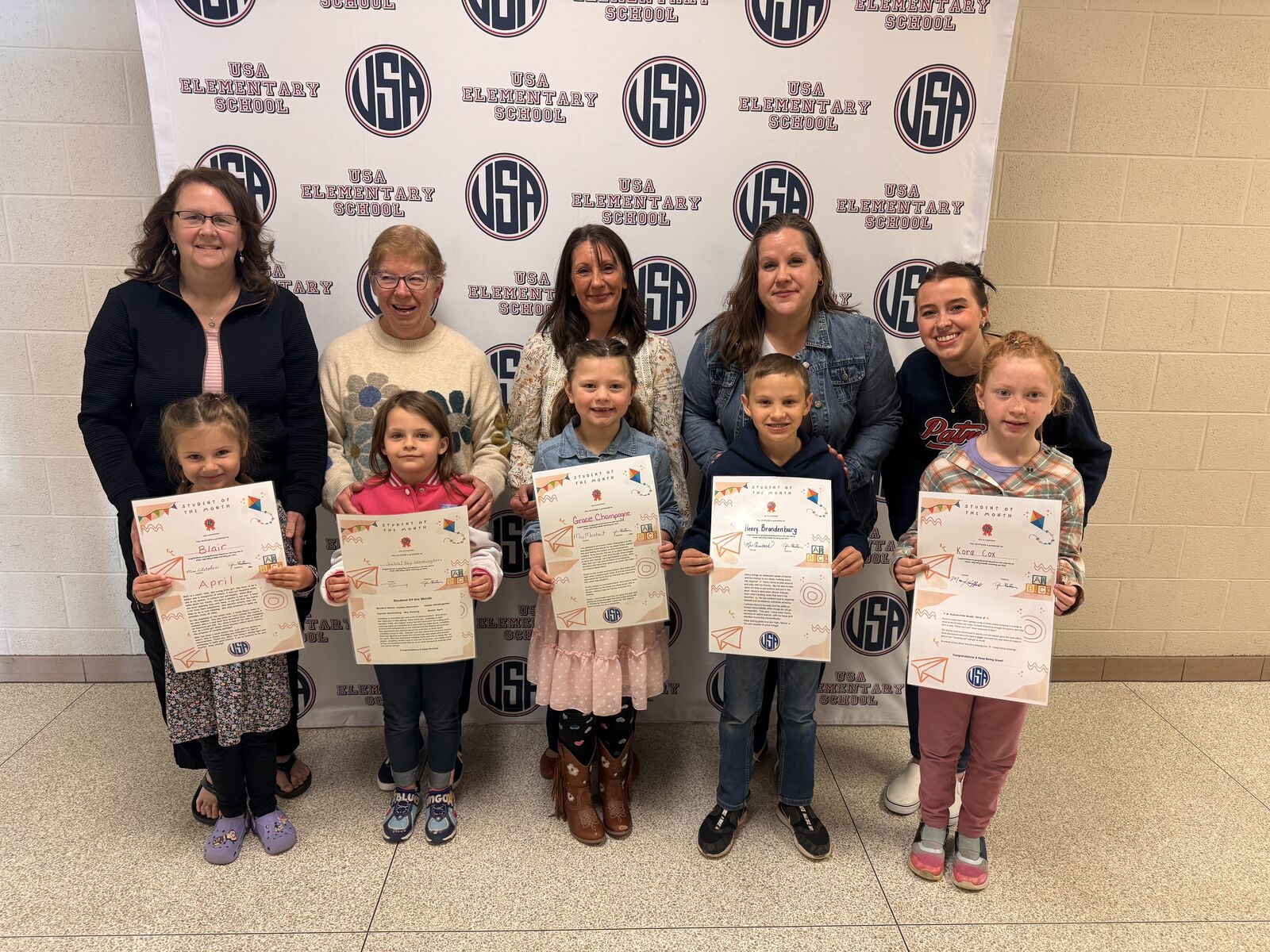 Student of the Month and Young Authors