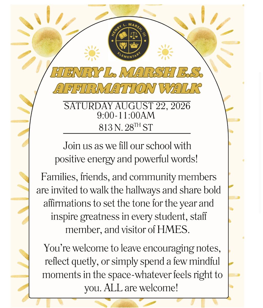 You’re Invited: Henry L. Marsh Affirmation Walk 2026