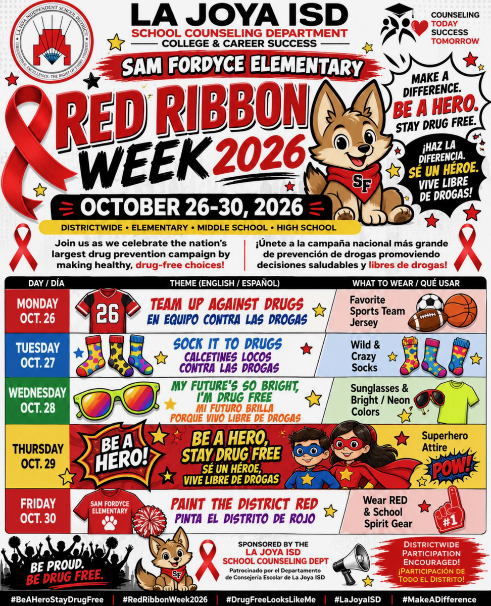🎗️❤️ Red Ribbon Week | October 26–30