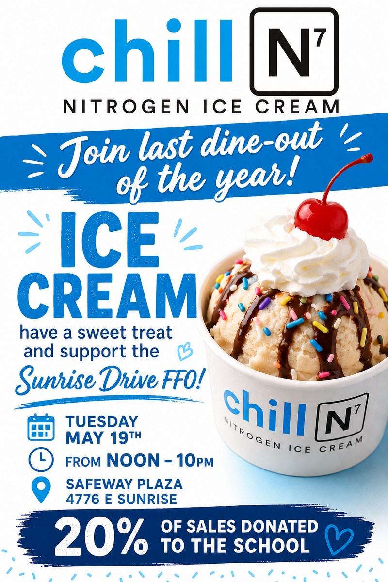 🍦 Final Call! Join us for our Chill N⁷ Dine-Out Fundraiser!