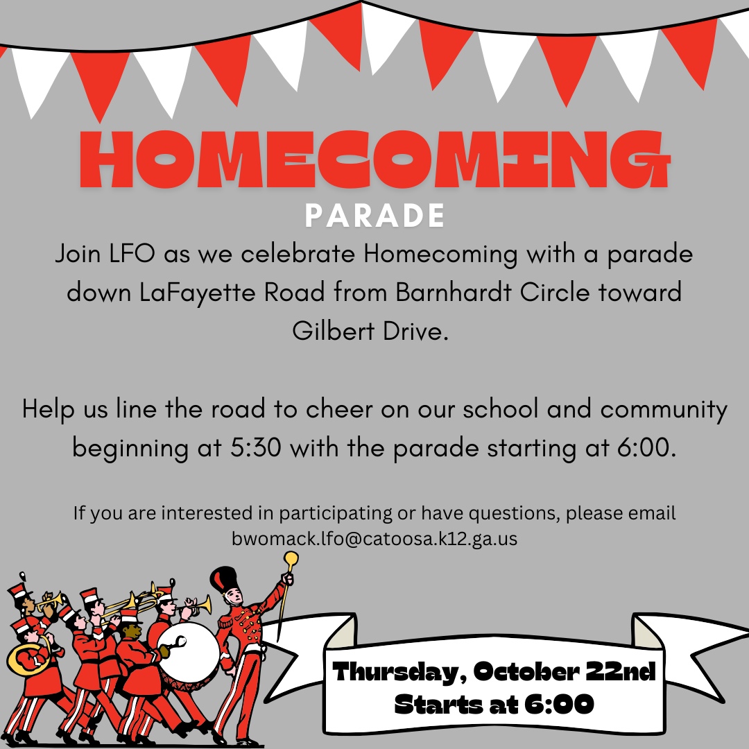 Homecoming parade 10/19