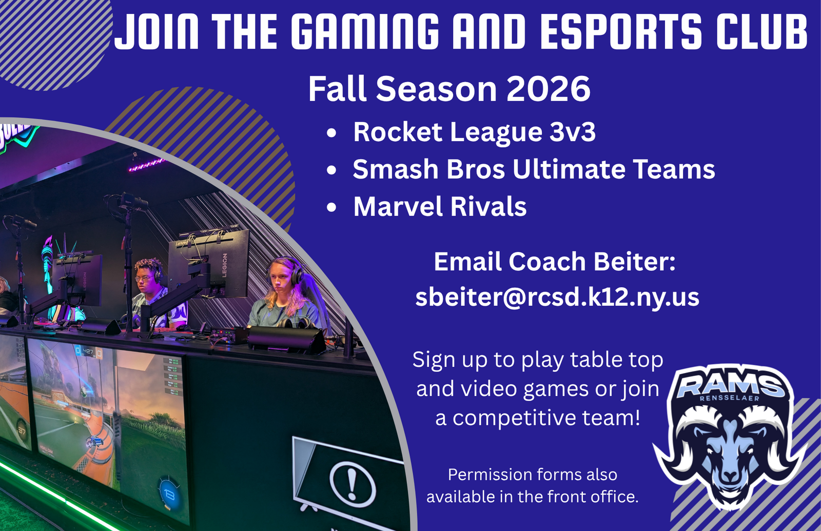 Join the E-Sports club!