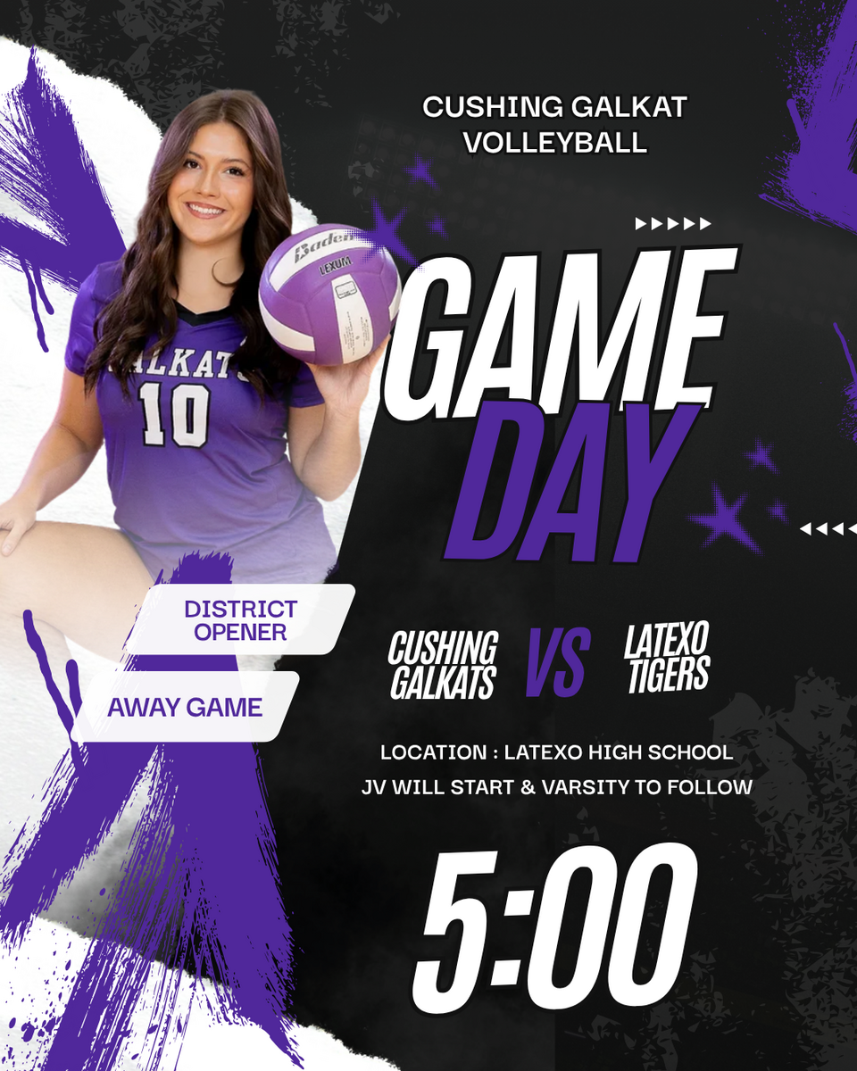 AWAY VOLLEYBALL GAME TODAY AT LATEXO! 