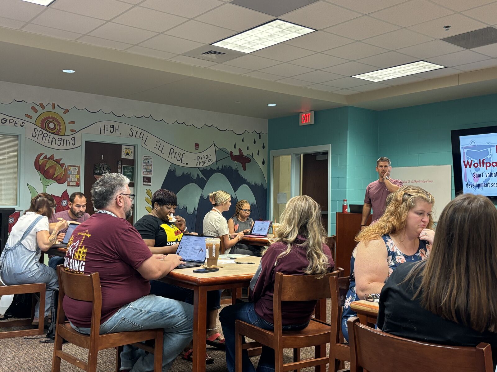 🏗️🐺 Monday will bring DAY 4: We can’t wait to see our wolves and Wolfpack families tomorrow!!