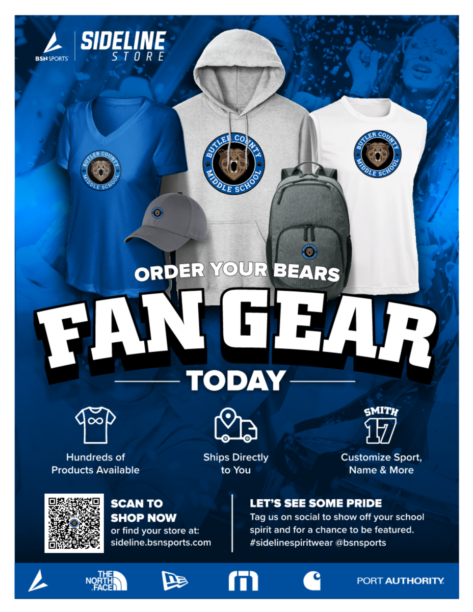 Butler County Gear 25% off for Labor Day Weekend