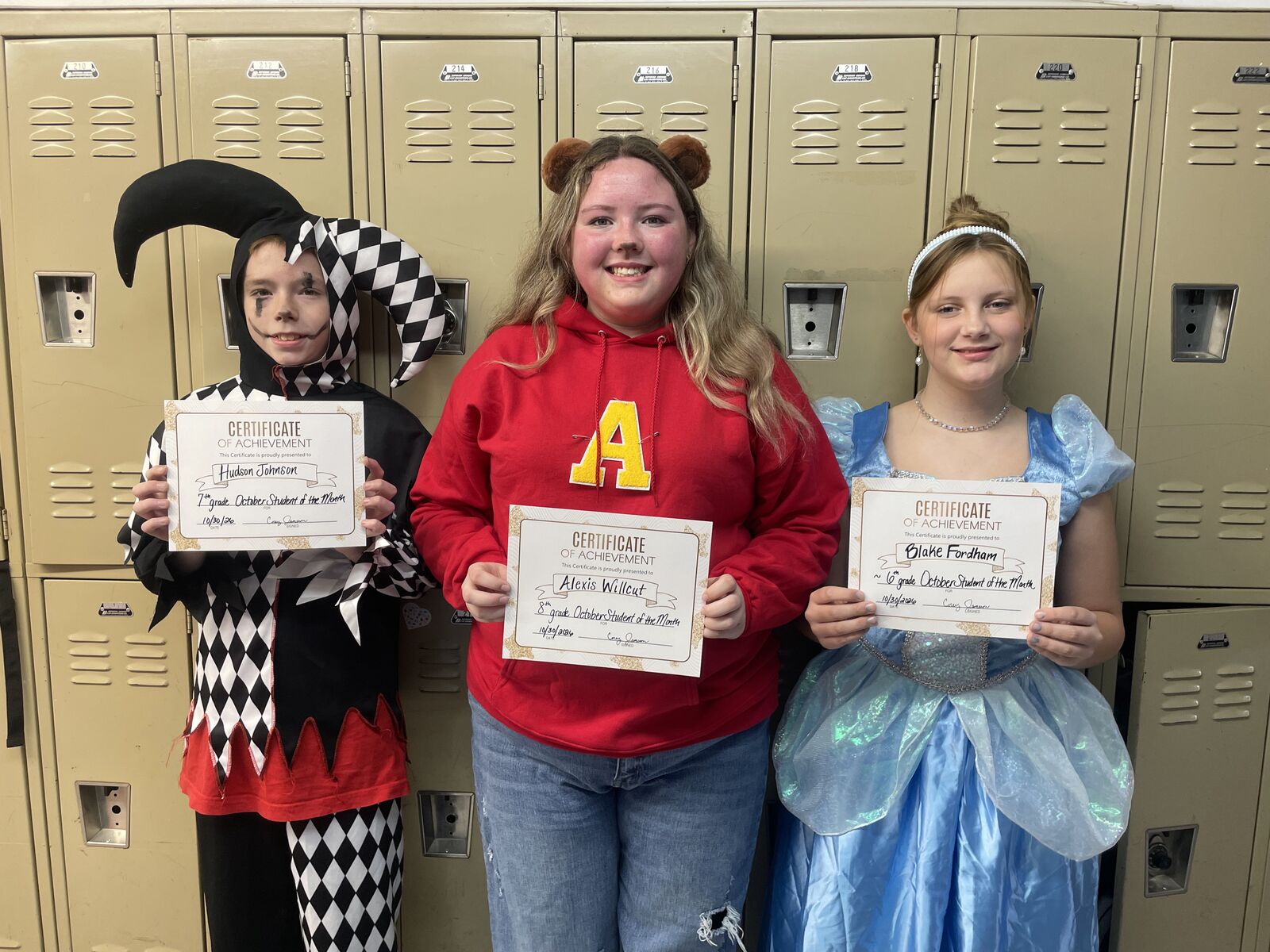 👏🏻October Students of the Month