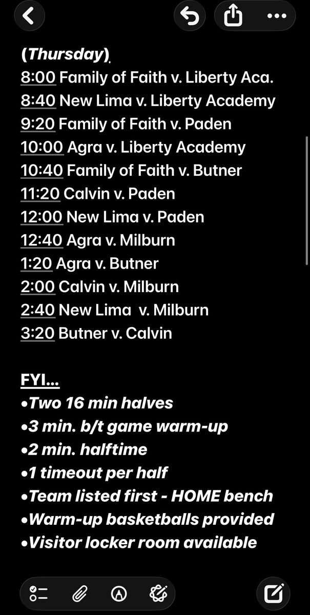 Thursday Camp 