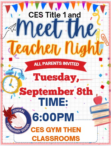 Parent Night and Title 1 meeting! 