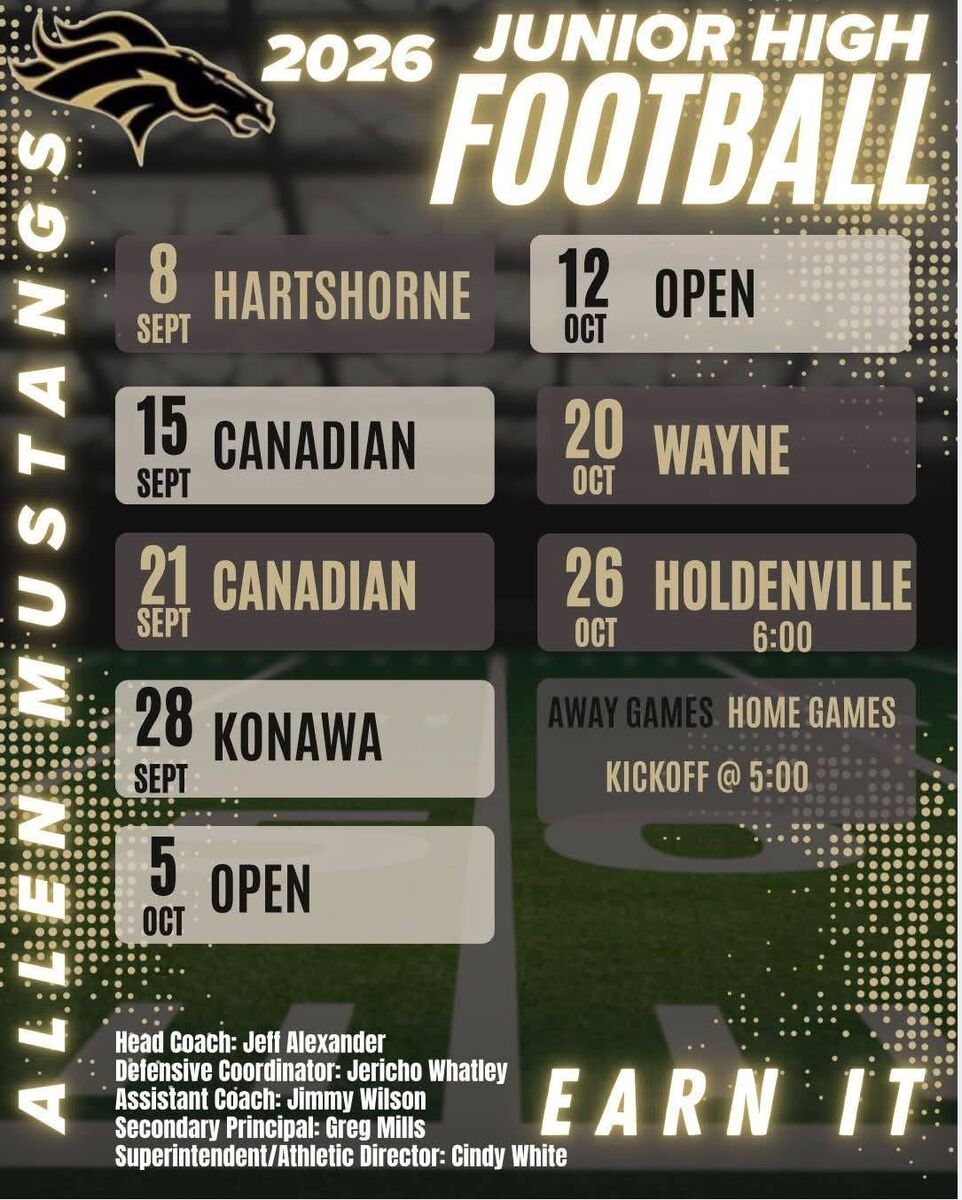 Football Schedules for 2026