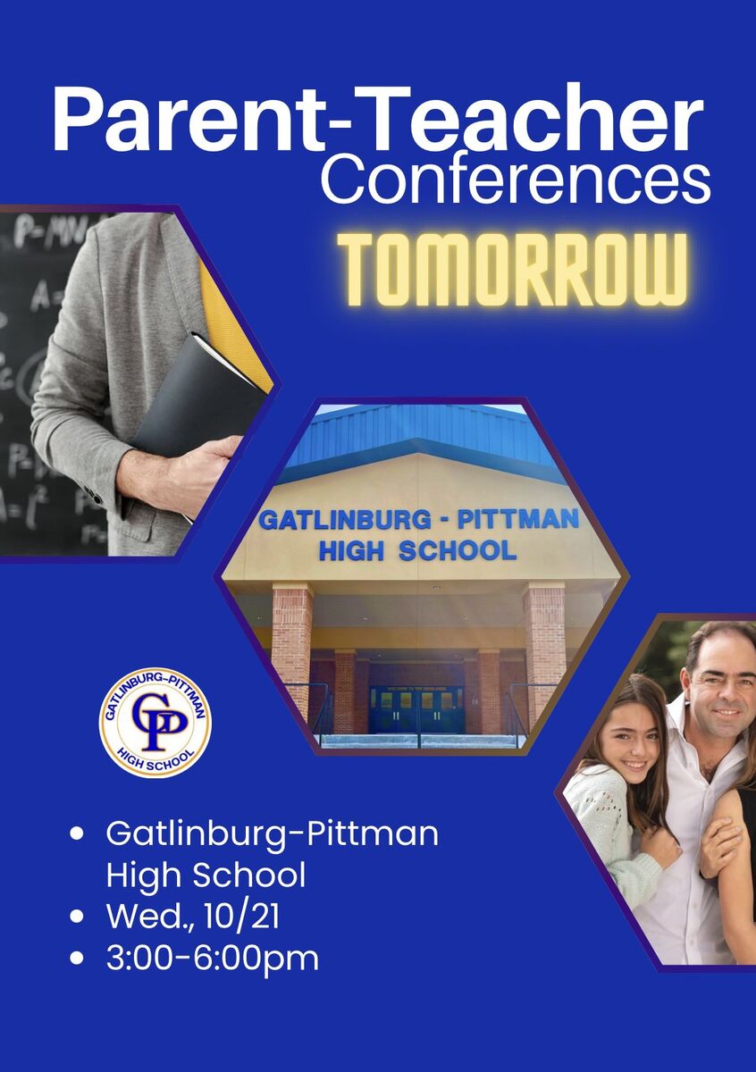 Parent-Teacher Conferences — Wed., October 21, 3:00-6:00pm