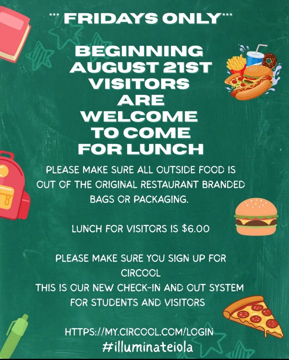 Visitor Lunch at Iola