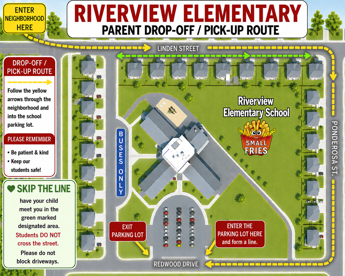 New Drop Off and Pick Up Guidelines