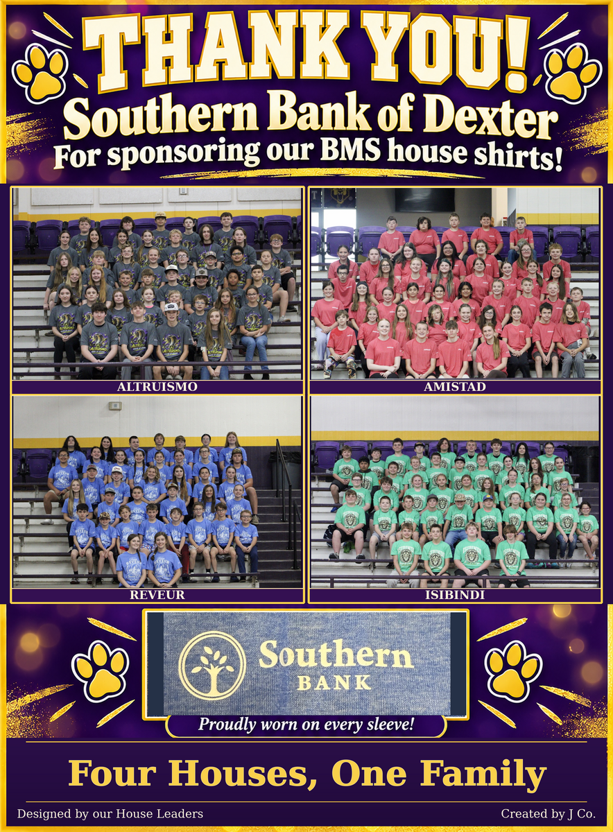 💜💛 THANK YOU, Southern Bank! 