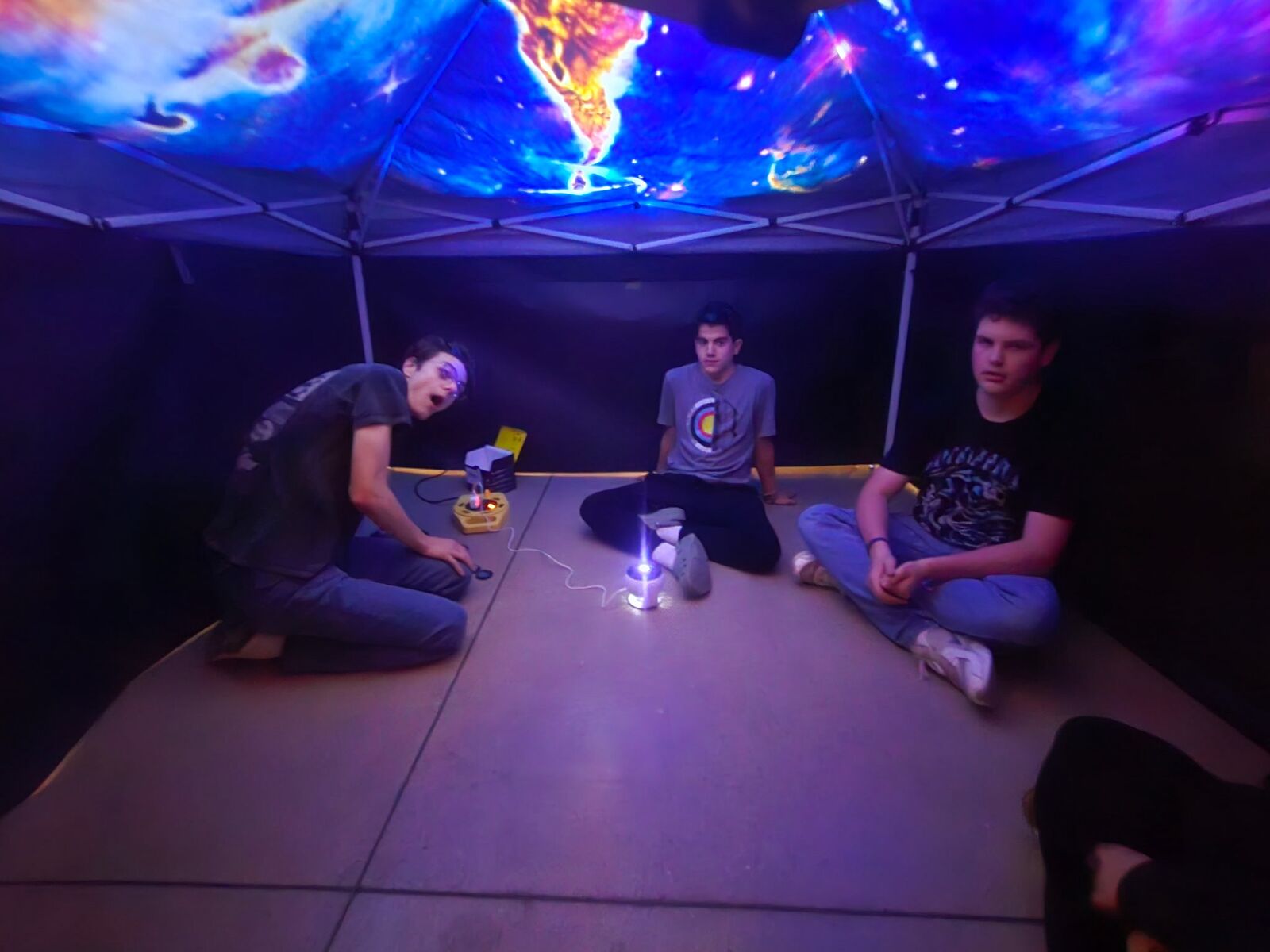 RHS Science Club helped with ES Family Night