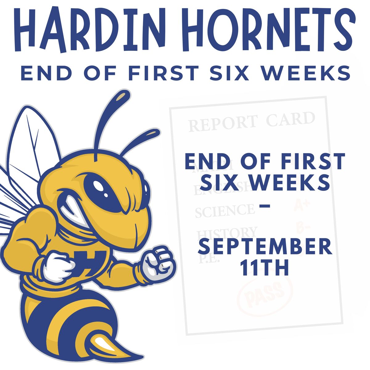 🎉📚 THE END OF THE 1ST SIX WEEKS IS ALMOST HERE! 📚🎉