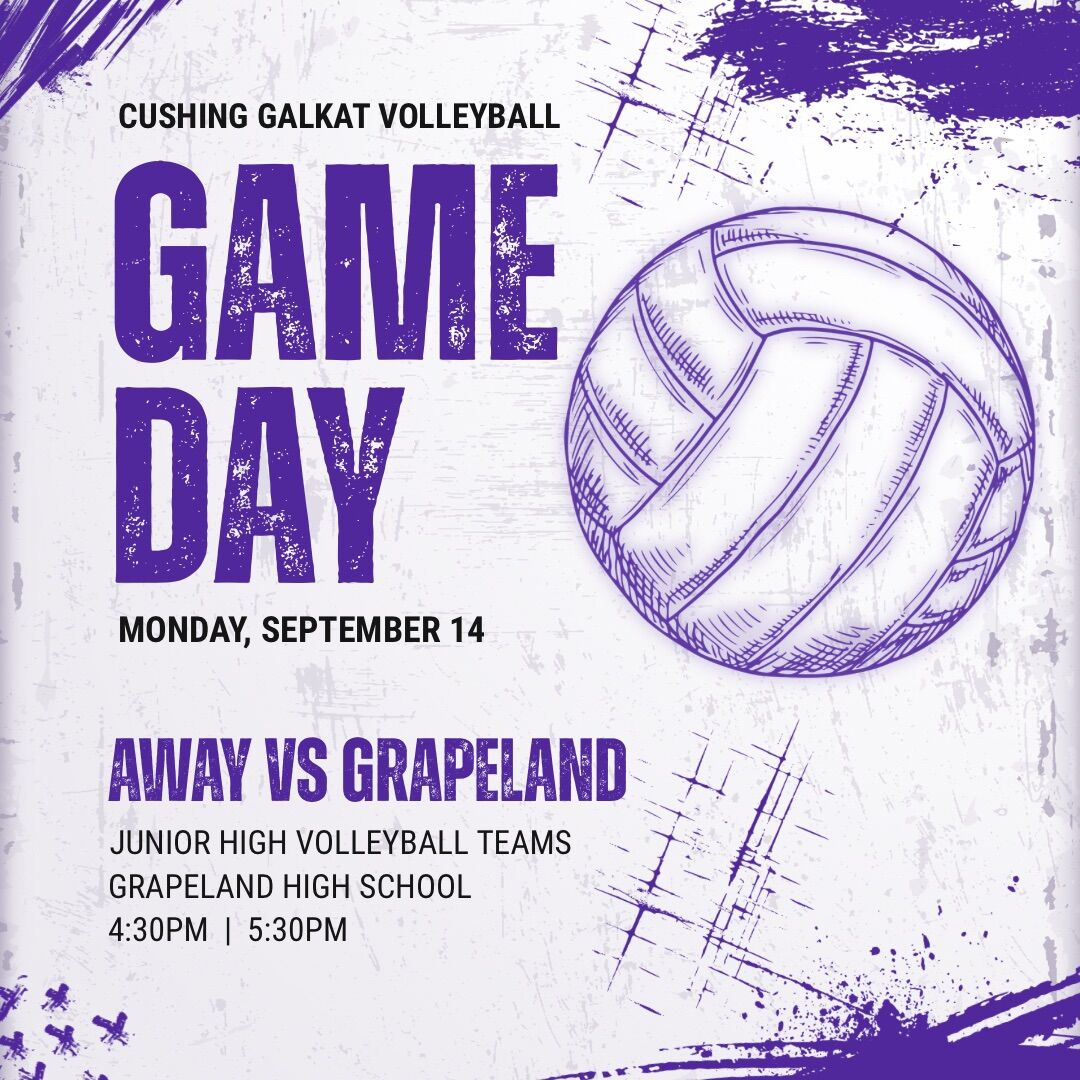 JH GAME DAY- AWAY @ GRAPELAND