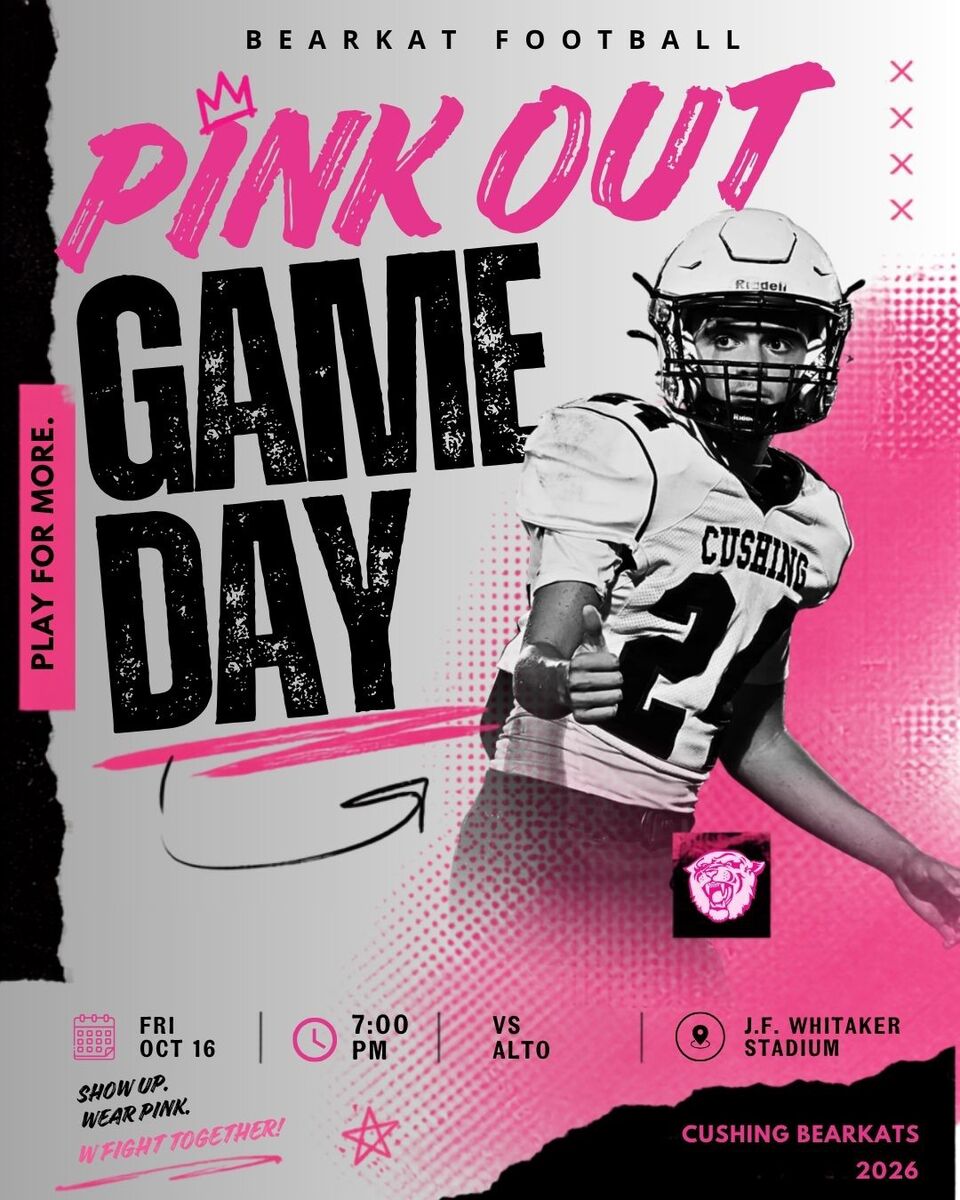 PINK OUT GAME! Home vs Alto! 🩷🏈