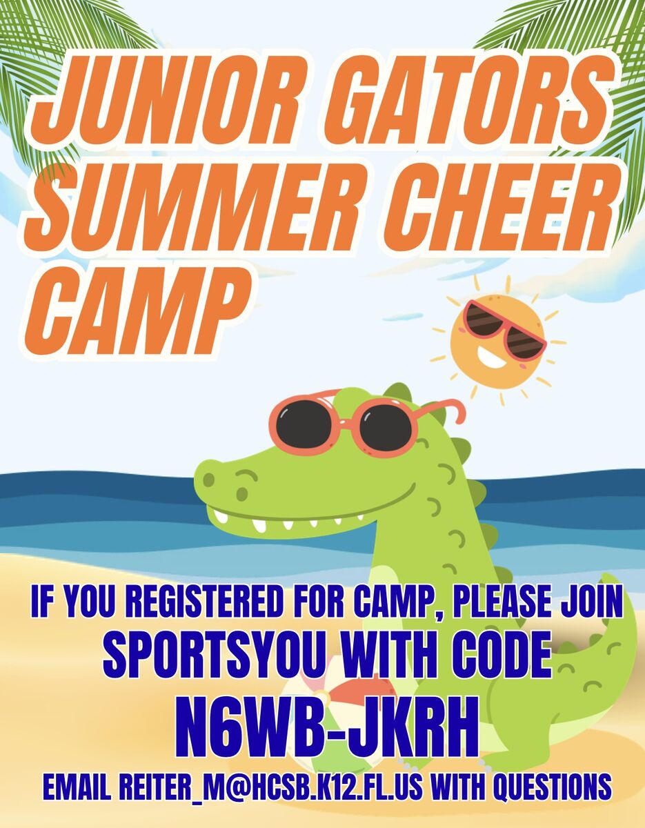 Junior Gator Summer Cheer Camp 