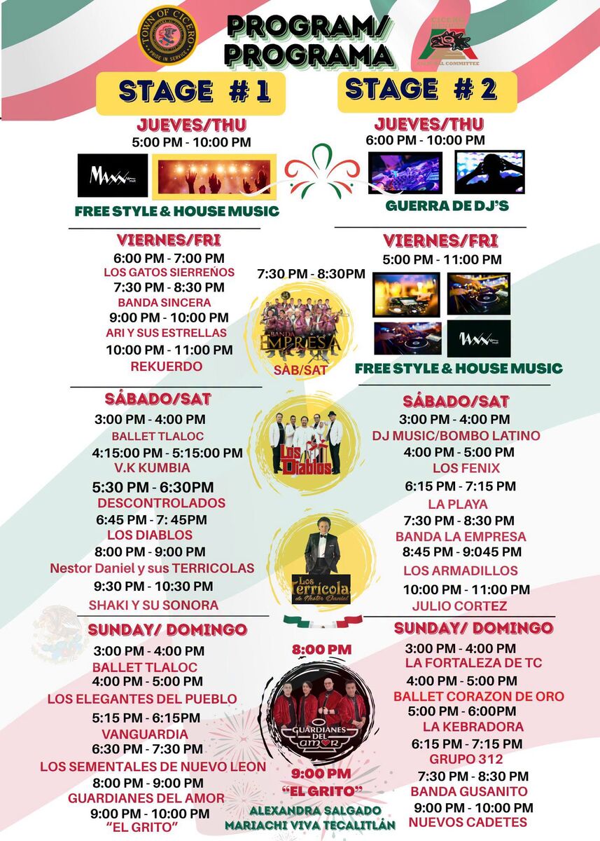 JOIN US FOR A WEEKEND OF CELEBRATION IN CICERO! 🎉