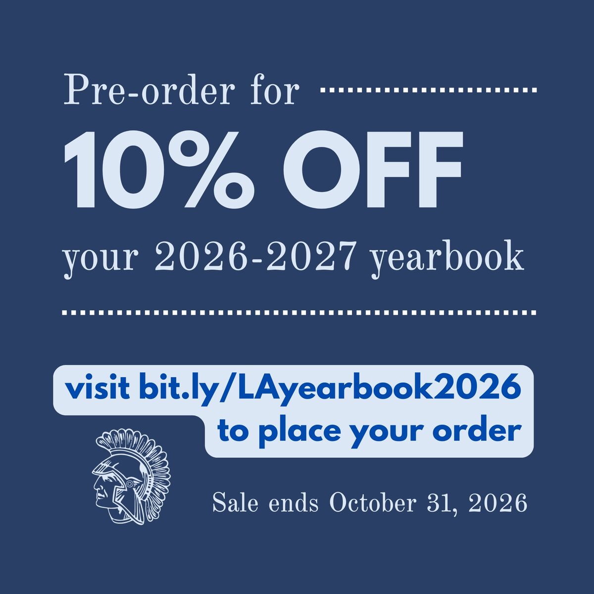 Preorder your JH/HS yearbook: 