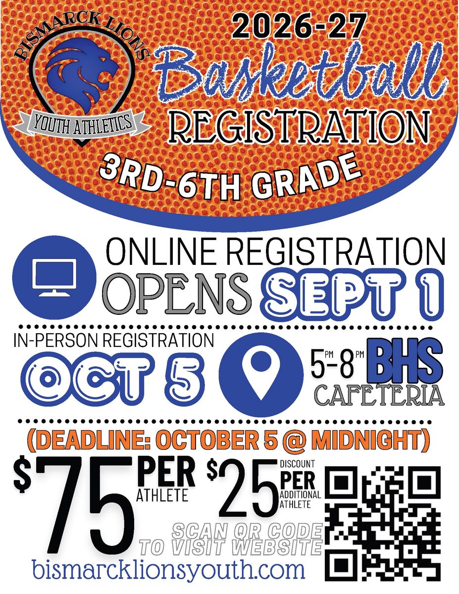 🦁🏀 BASKETBALL REGISTRATION IS OPEN 9/1 - 10/5 🏀🦁