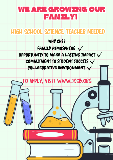 HS Science Teacher Needed