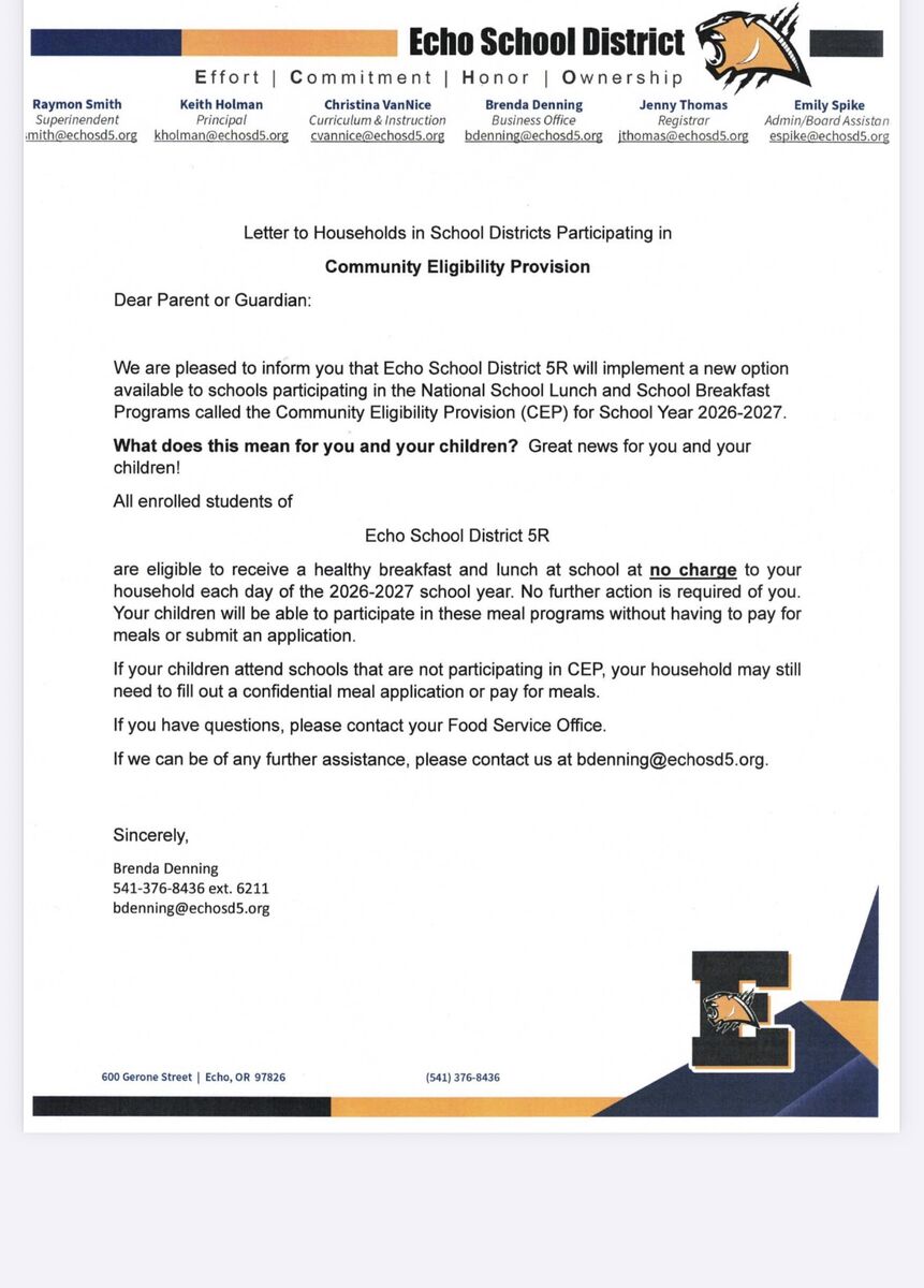 CEP Eligibility Notification 