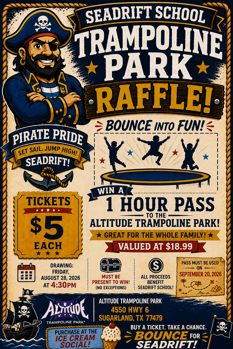 PTO Trampoline Park Raffle