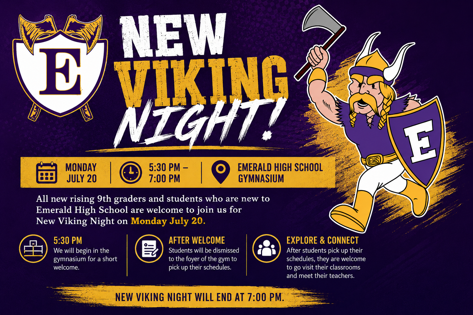 New Viking Night Monday July 20
