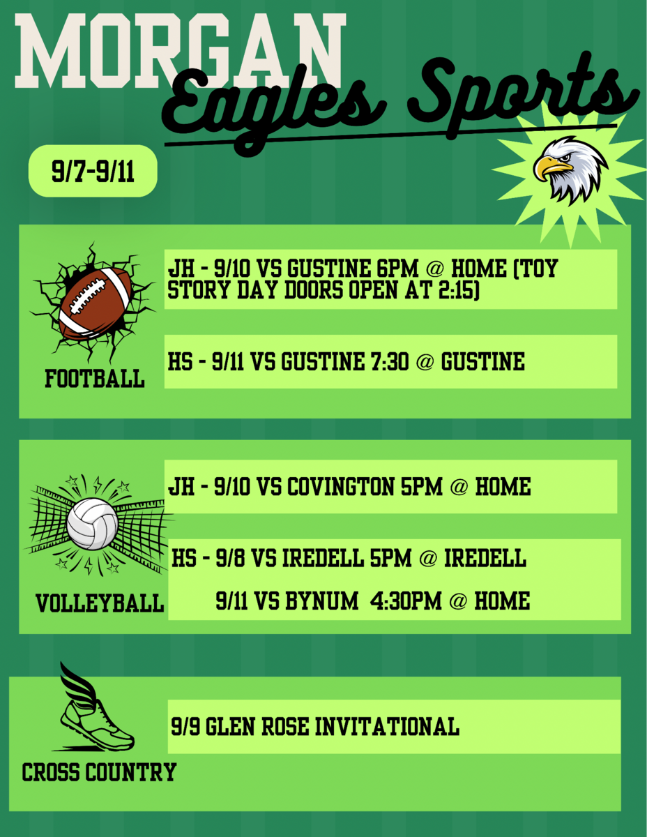 Another busy week for Morgan Eagle Athletics!