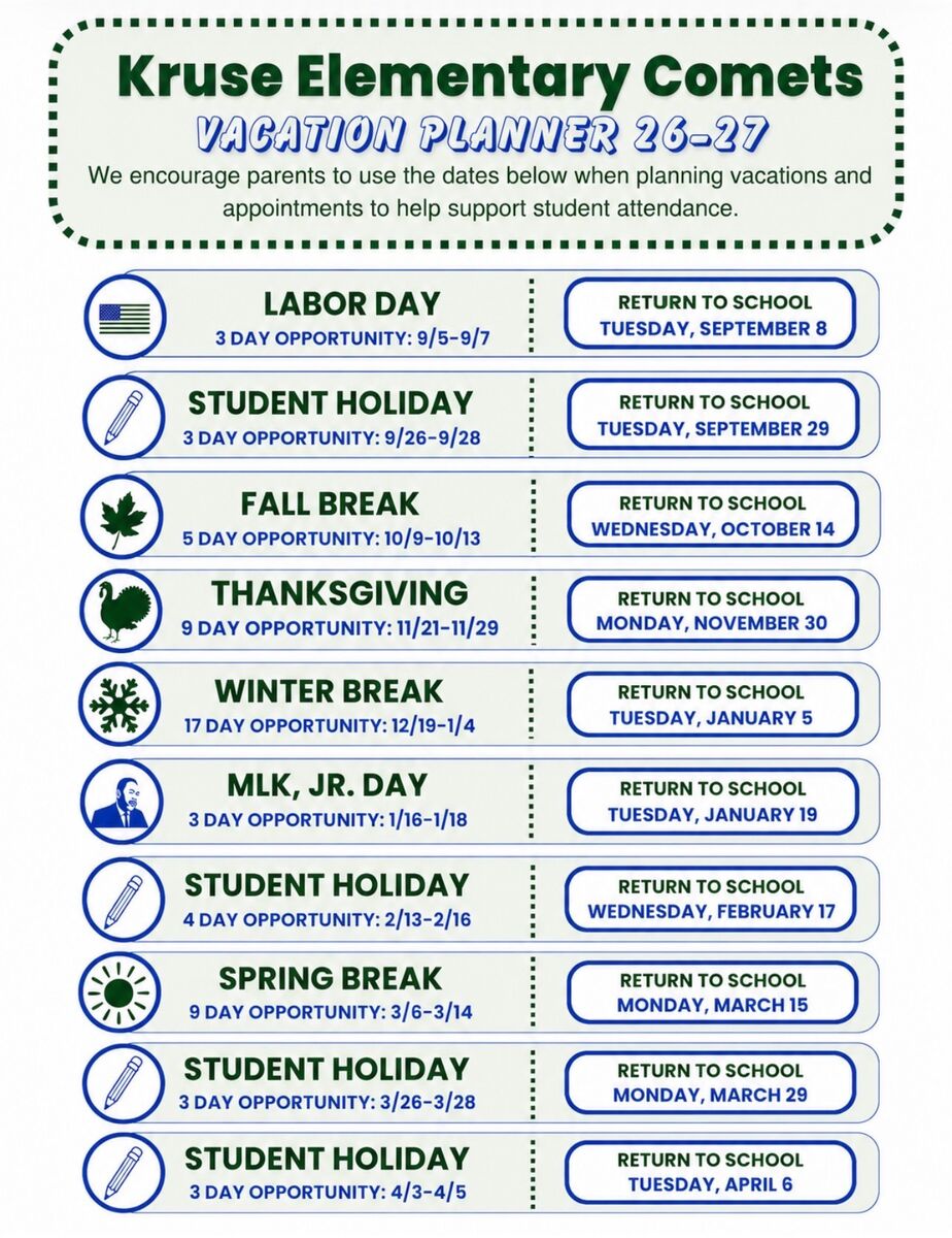 Kruse Vacation Planner 26-27