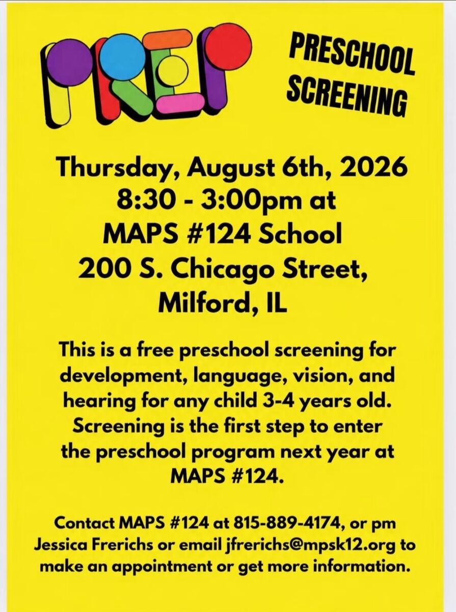 Preschool Screening 