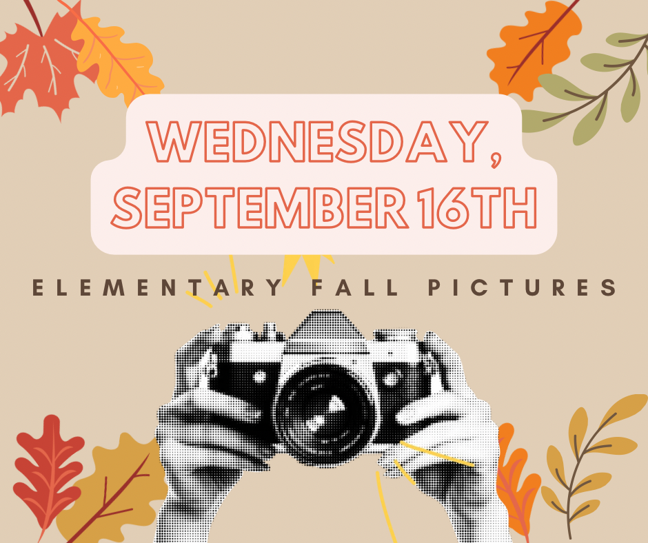 Individual portraits this Wednesday!