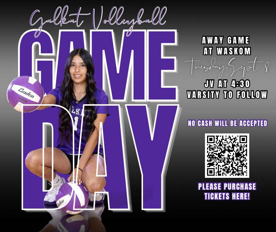 AWAY VOLLEYBALL GAME TODAY @ WASKOM