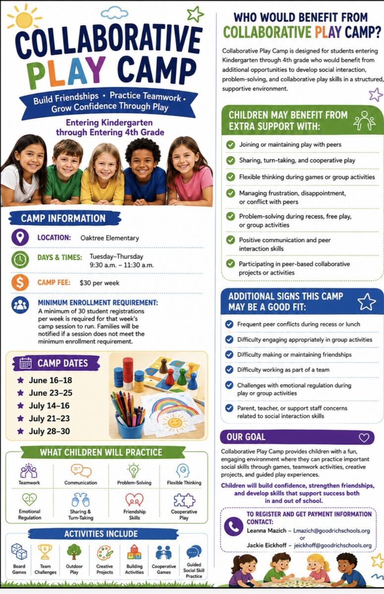 Summer Collaborative Play Camp