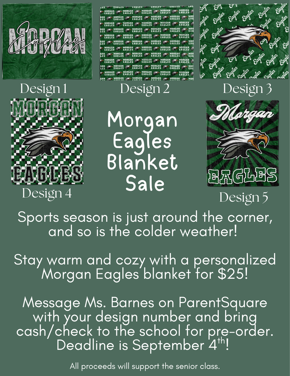 Morgan Eagles Blanket Sale! 