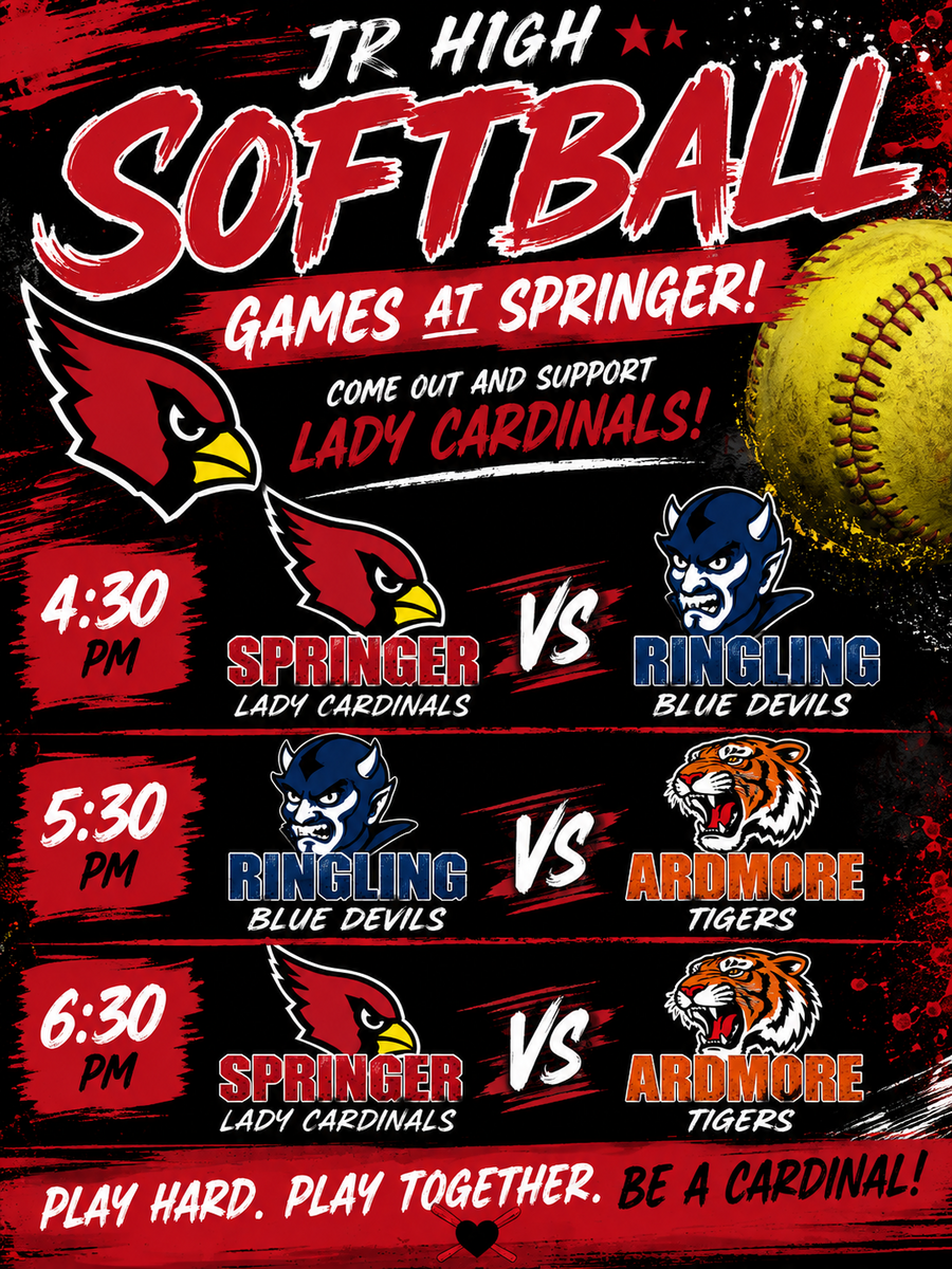 Tomorrows Softball Games