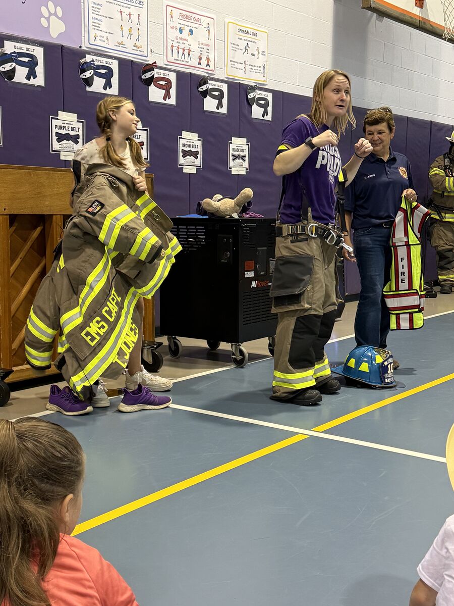Fire Prevention Week - Visit from the Milford Fire Department