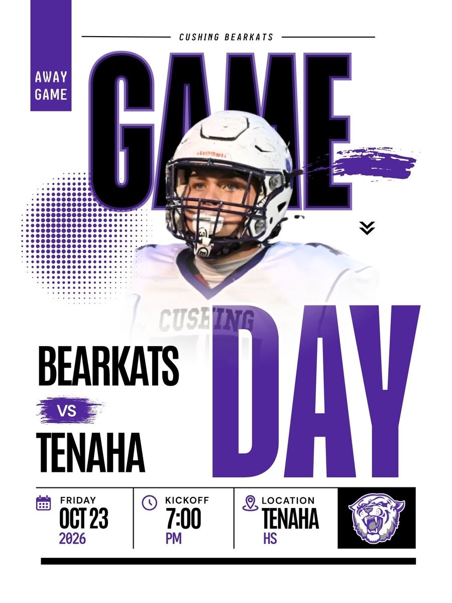 GAME DAY - Away at Tenaha @ 7:00